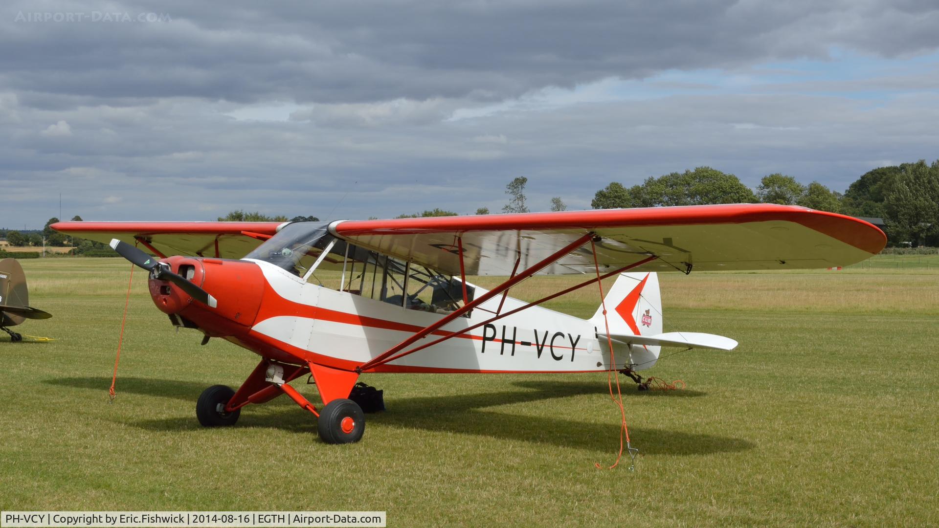 PH-VCY, 1954 Piper L-21B Super Cub (PA-18-135) C/N 18-3601, 3. PH-VCY at The Shuttleworth Collection Flying Proms, Aug. 2014.