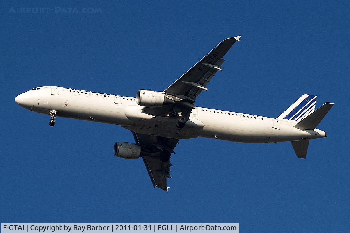 F-GTAI, 2000 Airbus A321-211 C/N 1299, Airbus A321-211 [1299] (Air France) Home~G 31/01/2011. On approach 27R.