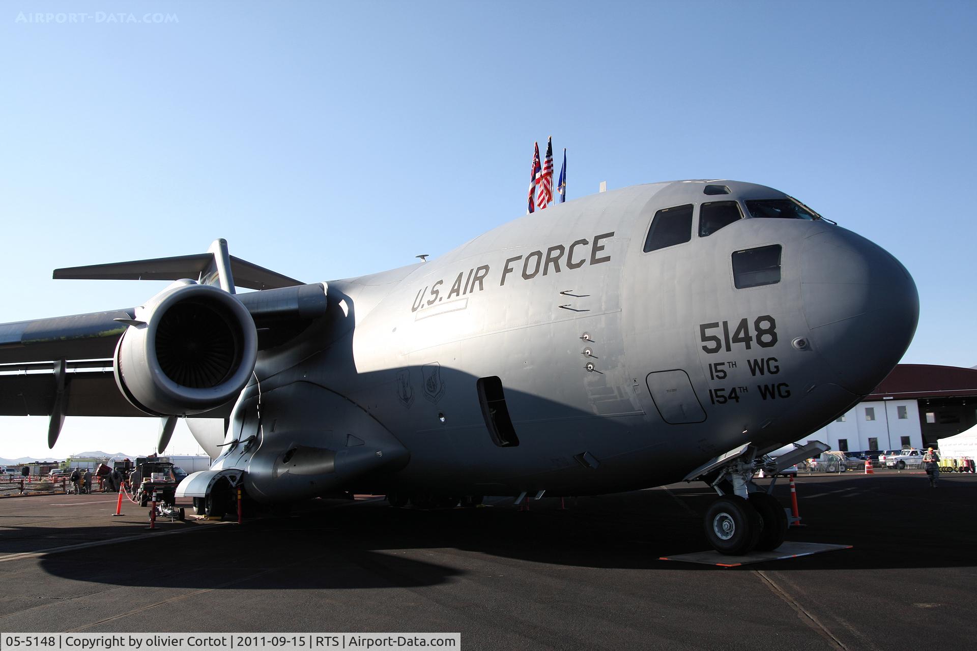 05-5148, 2005 Boeing C-17A Globemaster III C/N P-148, Reno static display