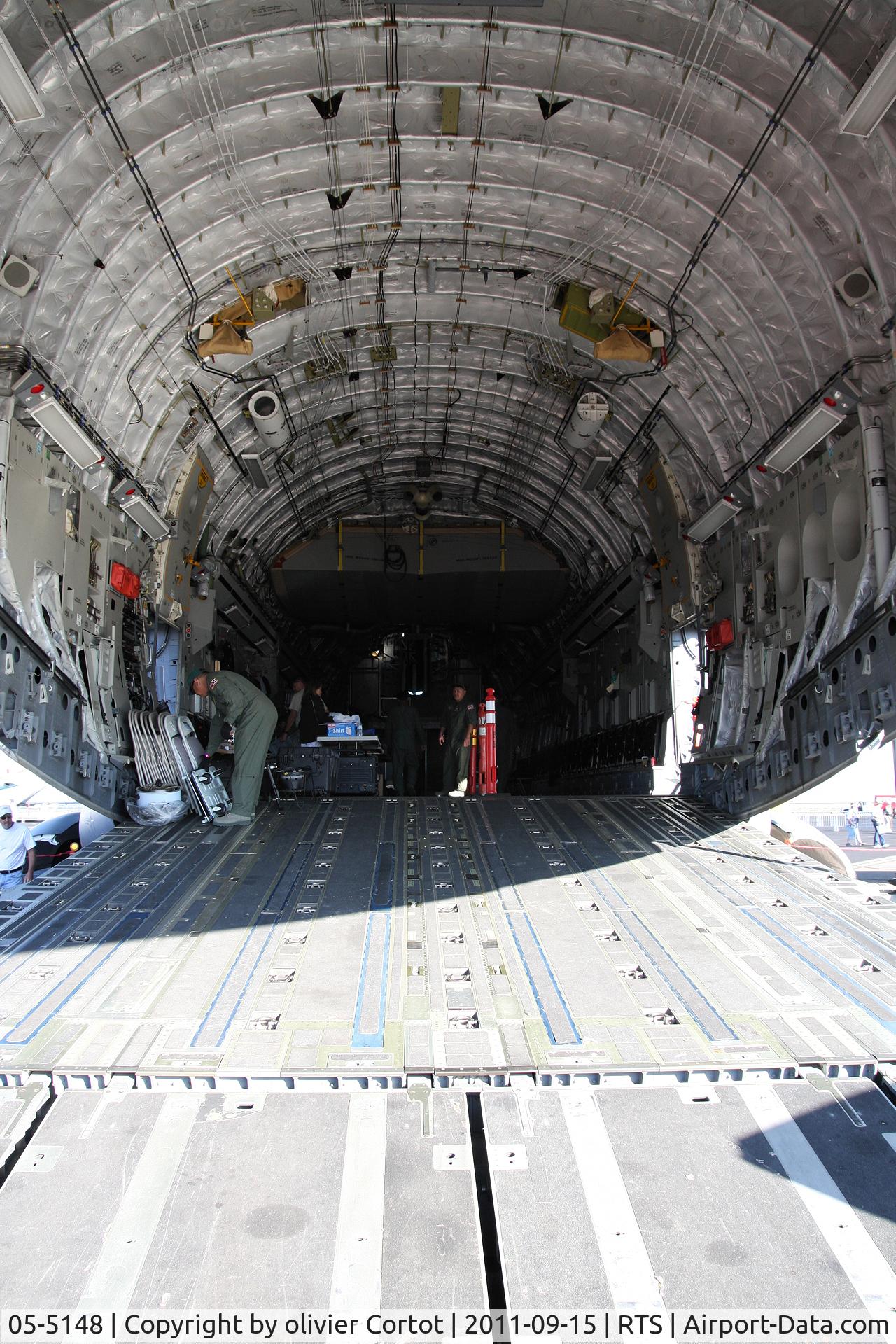 05-5148, 2005 Boeing C-17A Globemaster III C/N P-148, inside the beast
