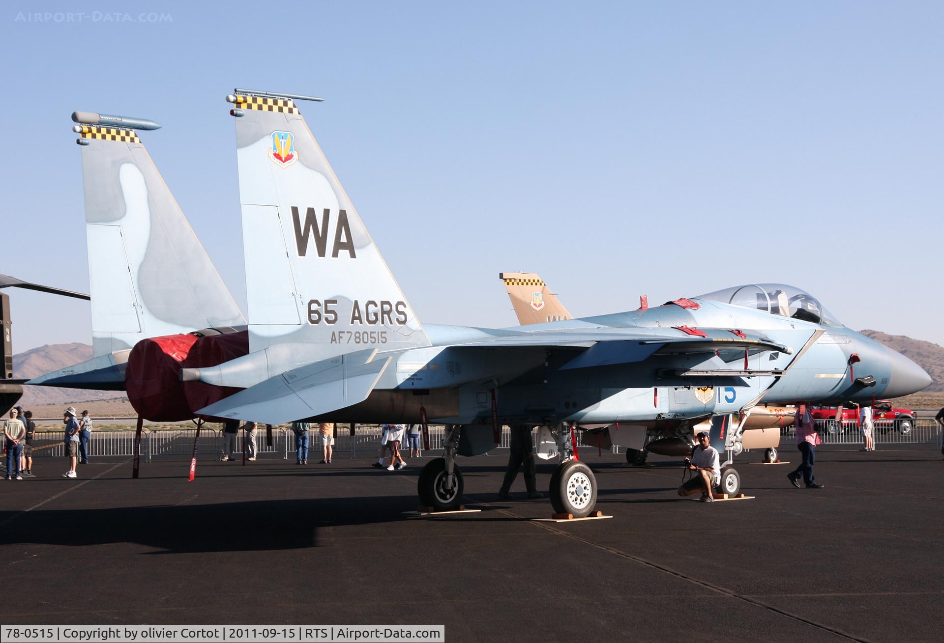 78-0515, 1978 McDonnell Douglas F-15C Eagle C/N 0501/C048, Reno static display