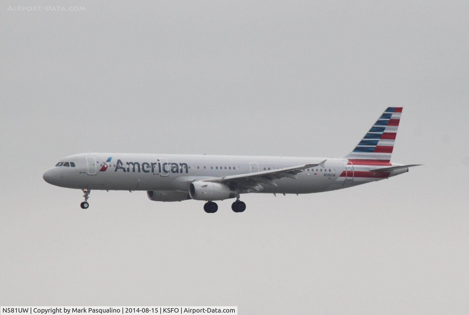 N581UW, 2014 Airbus A321-231 C/N 6152, Airbus A321