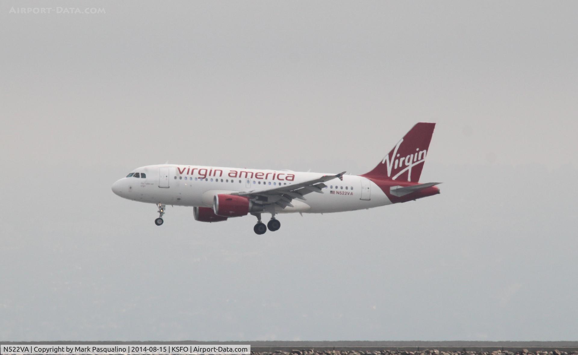 N522VA, 2006 Airbus A319-112 C/N 2811, Airbus A319