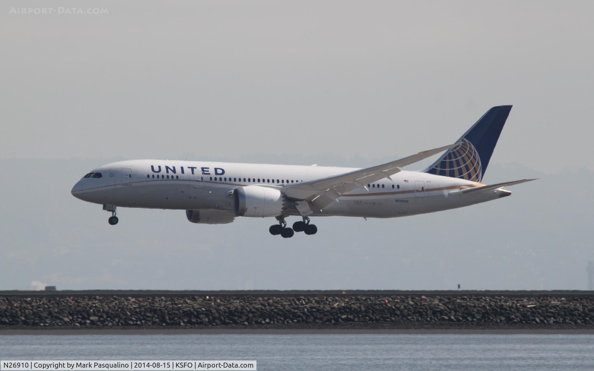 N26910, 2014 Boeing 787-8 Dreamliner C/N 34826, Boeing 787-8