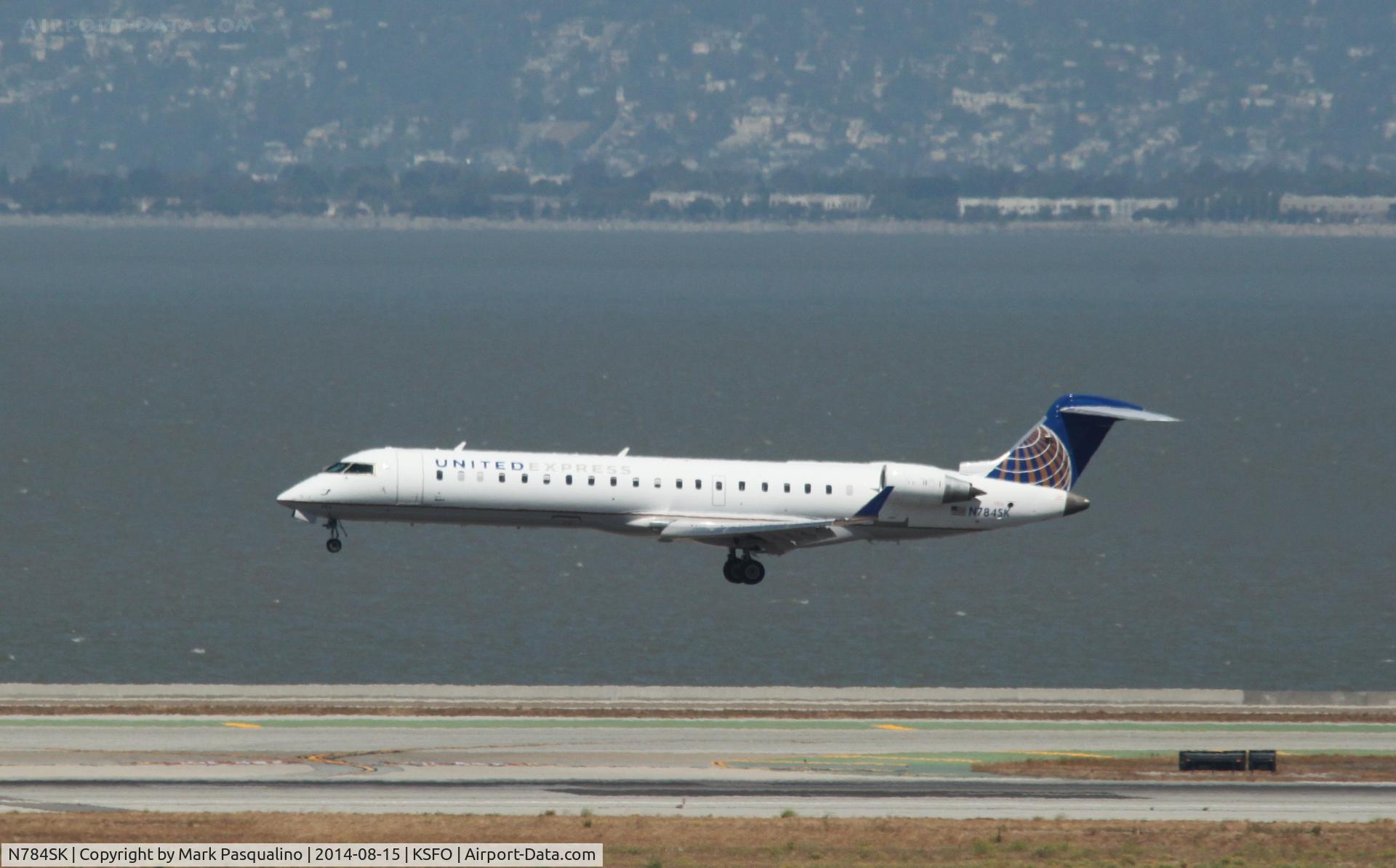 N784SK, 2009 Bombardier CRJ-700 (CL-600-2C10) Regional Jet C/N 10284, CL-600-2C10