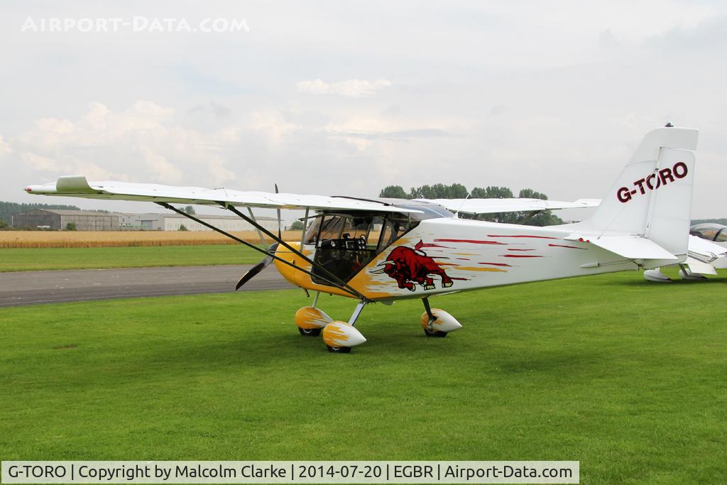 G-TORO, 2013 Skyranger Nynja 912S(1) C/N BMAA/HB/645, Skyranger Nynja 912S(1) at The Fly-In & Vintage Air Race, The Real Aeroplane Company, Breighton Airfield, July 2014.