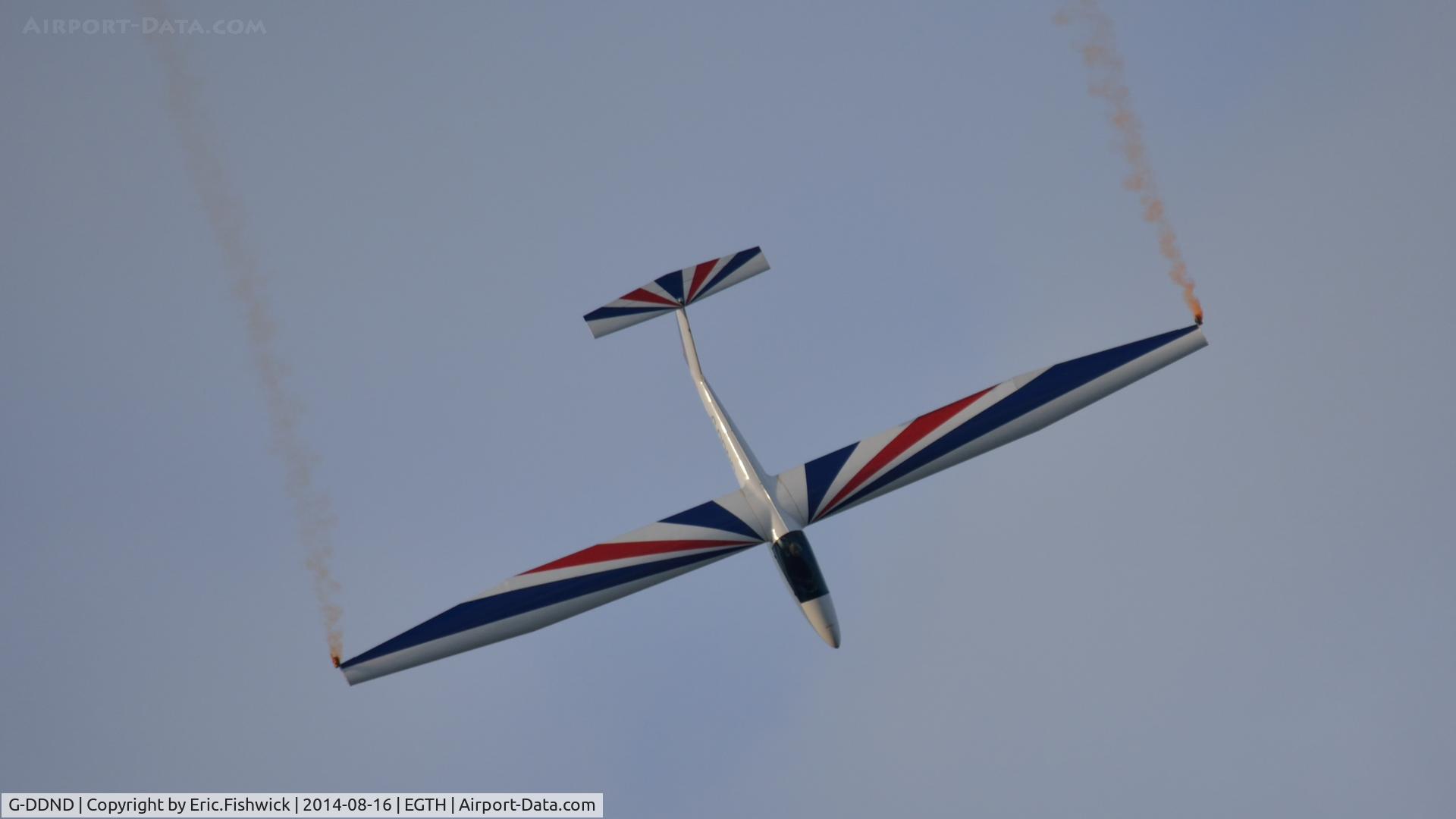 G-DDND, Pilatus B4-PC11AF C/N 136, 44. G-DDND at The Shuttleworth Collection Flying Proms, Aug. 2014.