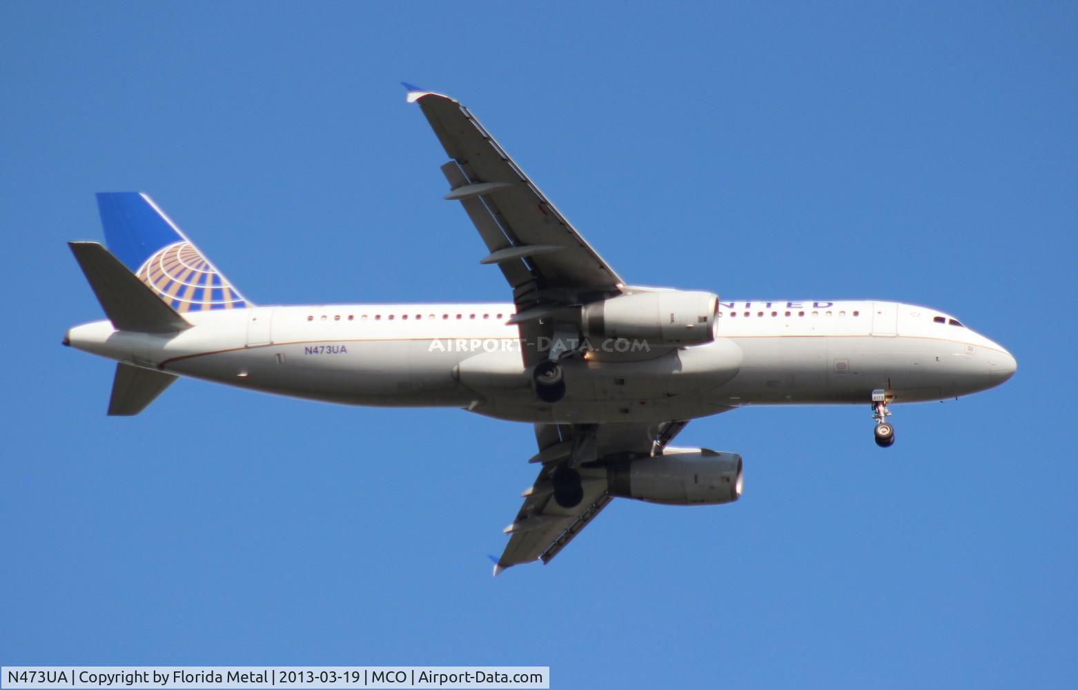 N473UA, 2001 Airbus A320-232 C/N 1469, United A320