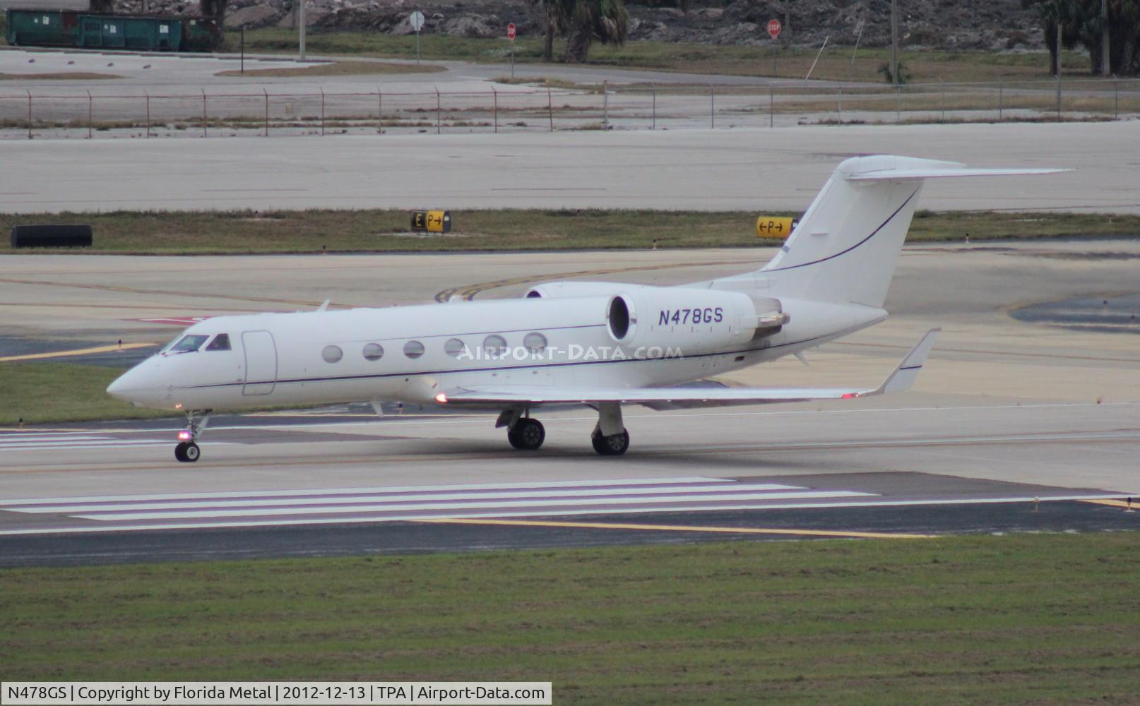 N478GS, 2002 Gulfstream Aerospace Gulfstream IV-SP C/N 1478, Gulfstream IV