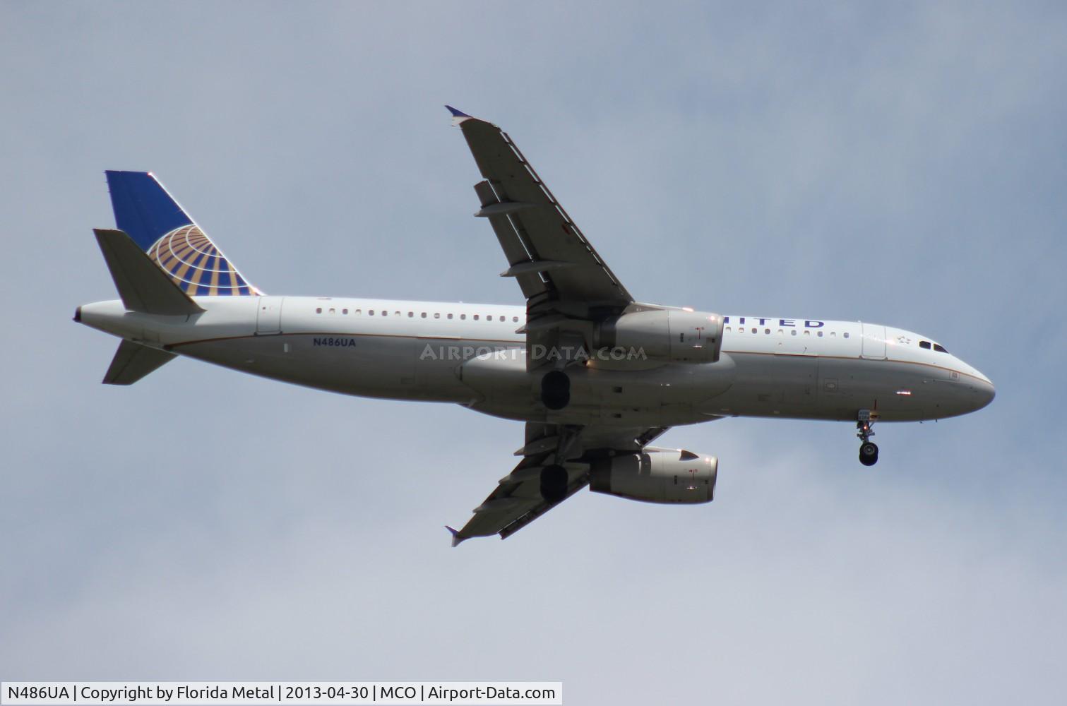 N486UA, 2001 Airbus A320-232 C/N 1620, United A320
