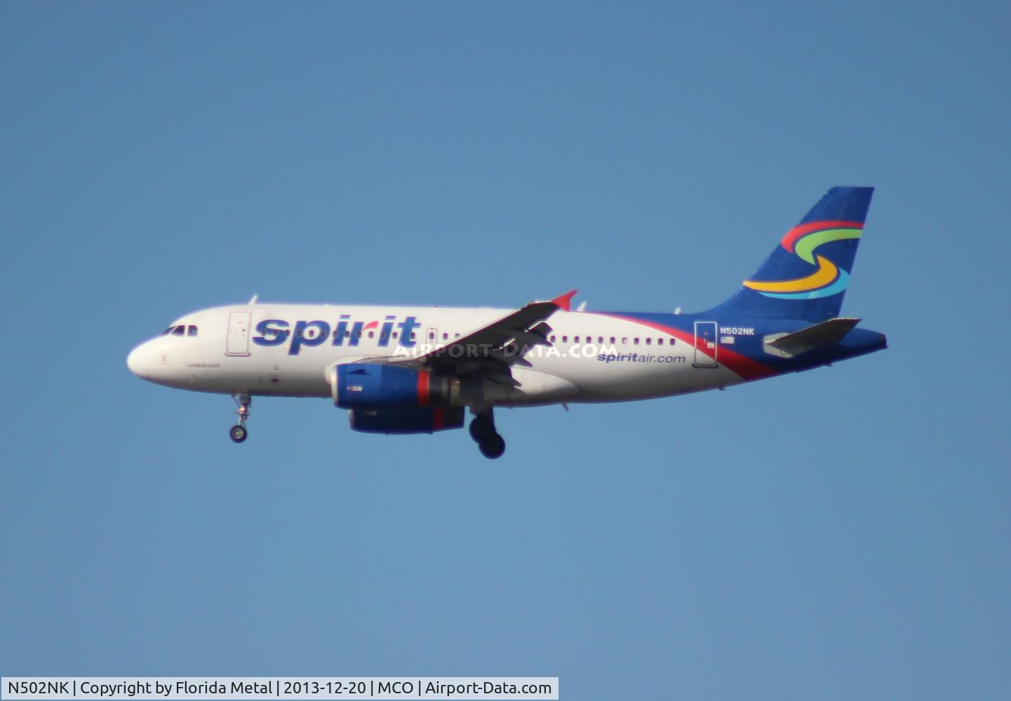 N502NK, 2005 Airbus A319-132 C/N 2433, Spirit A319