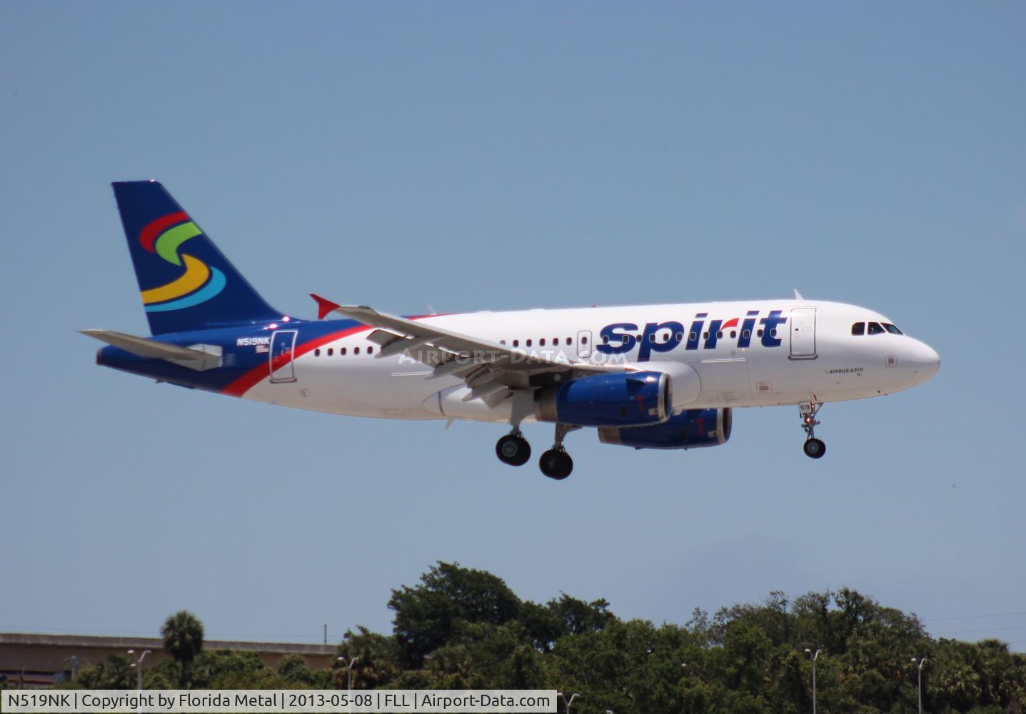 N519NK, 2006 Airbus A319-132 C/N 2723, Spirit A319