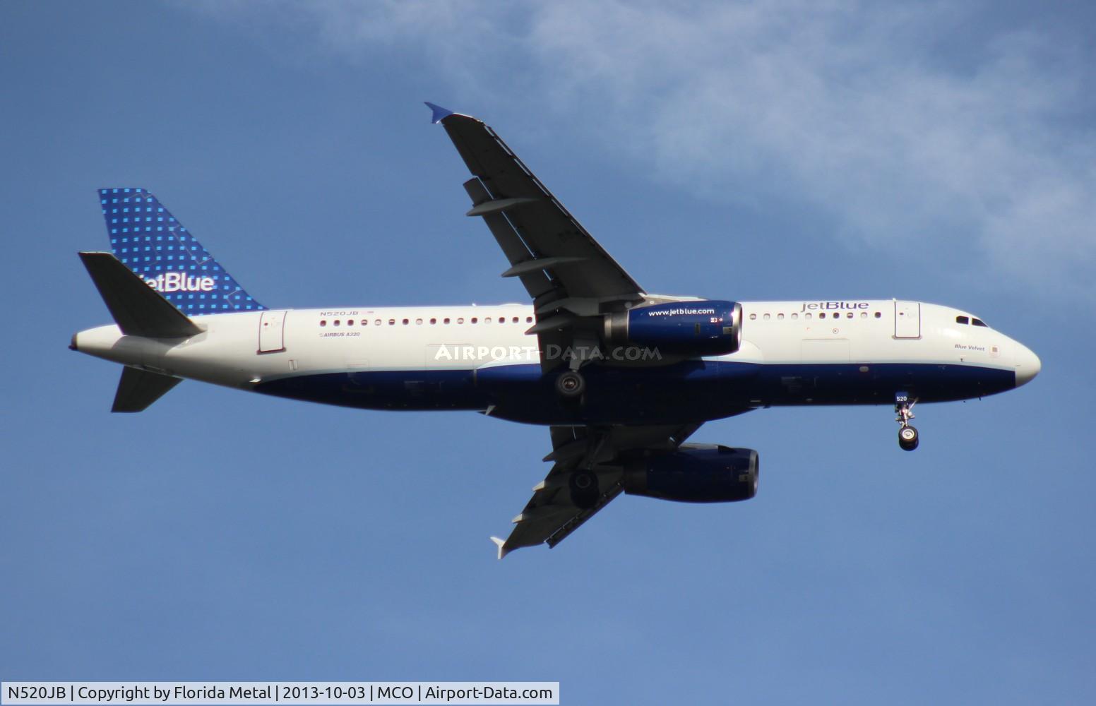 N520JB, 2001 Airbus A320-232 C/N 1446, Jet Blue A320
