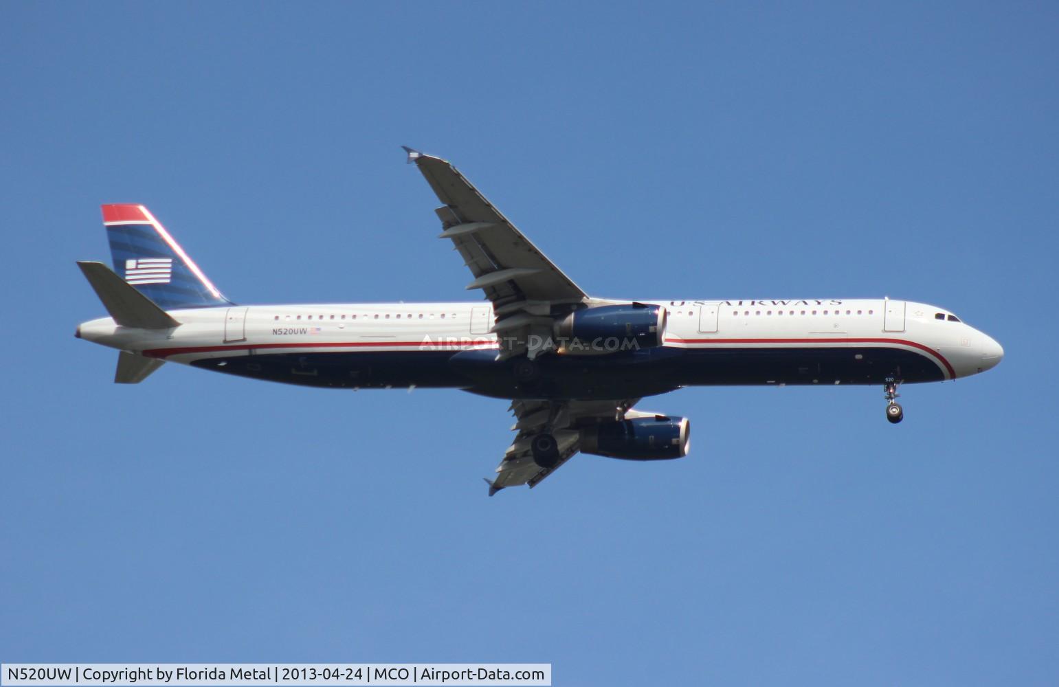 N520UW, 2009 Airbus A321-231 C/N 3924, US Airways A321