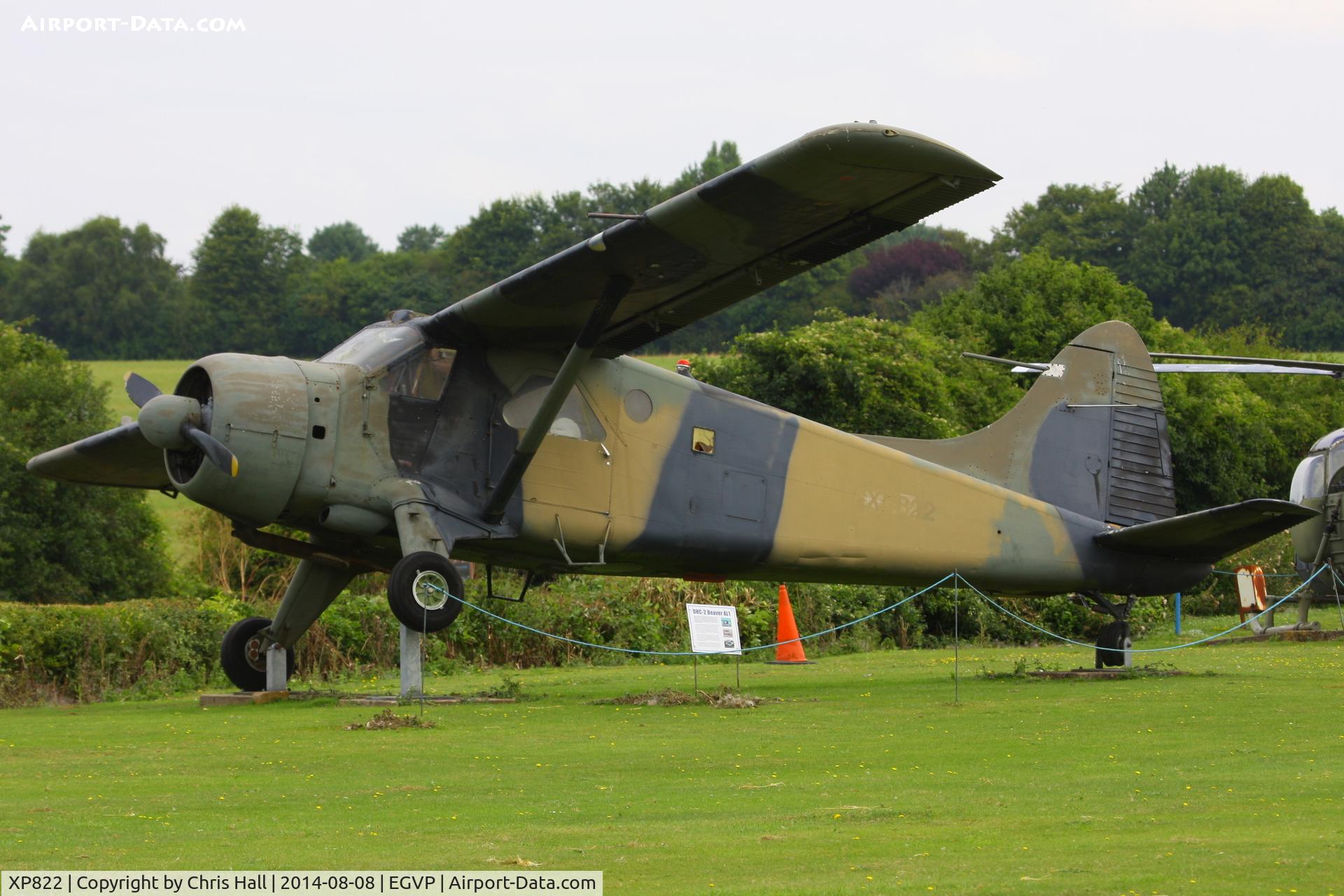 XP822, De Havilland Canada DHC-2 Beaver AL.1 C/N 1486, Museum of Army Flying, Middle Wallop
