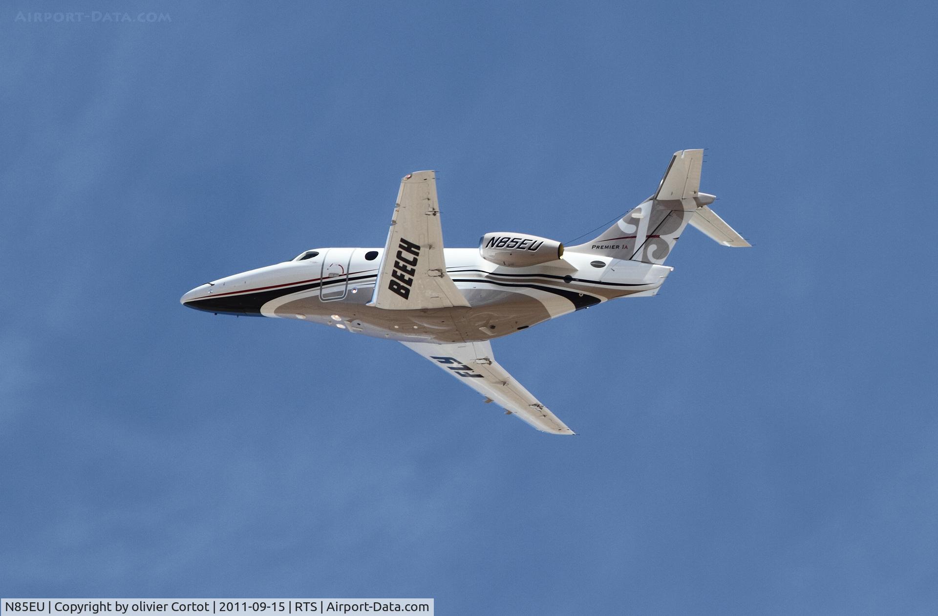 N85EU, Hawker Beechcraft 390 C/N RB-285, view from behind