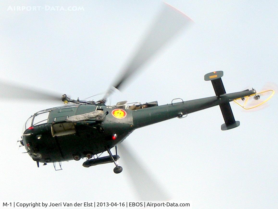 M-1, 1981 Sud Aviation SA-316B Alouette III C/N 1812, Heading for runway 26