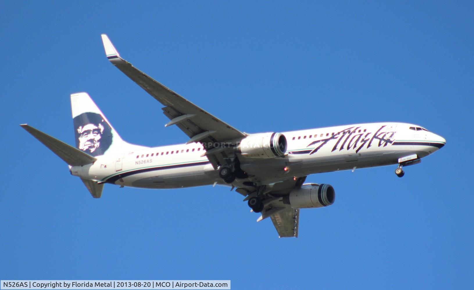 N526AS, 2009 Boeing 737-890 C/N 35196, Alaska 737-800