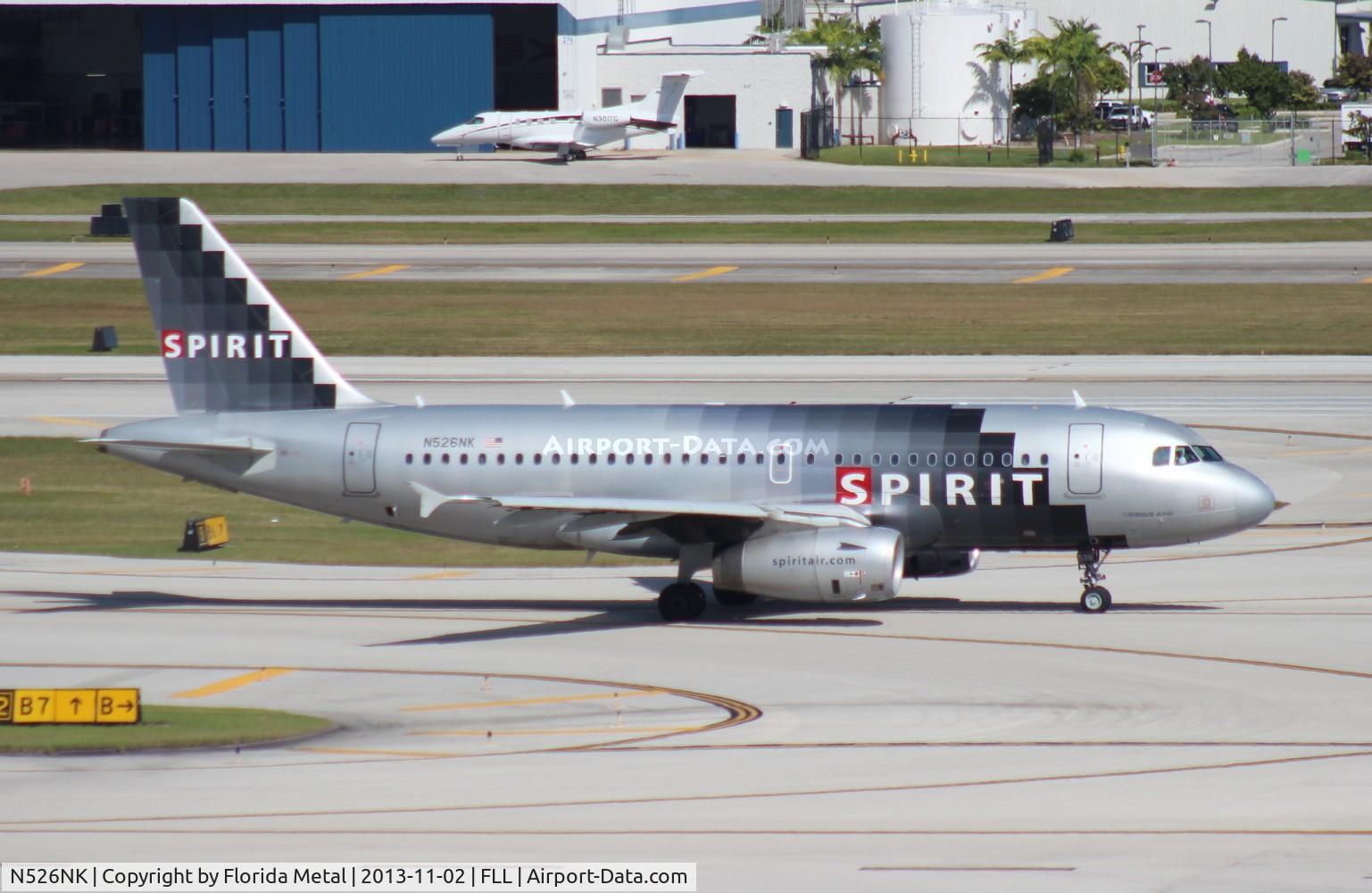 N526NK, 2006 Airbus A319-132 C/N 2963, Spirit A319