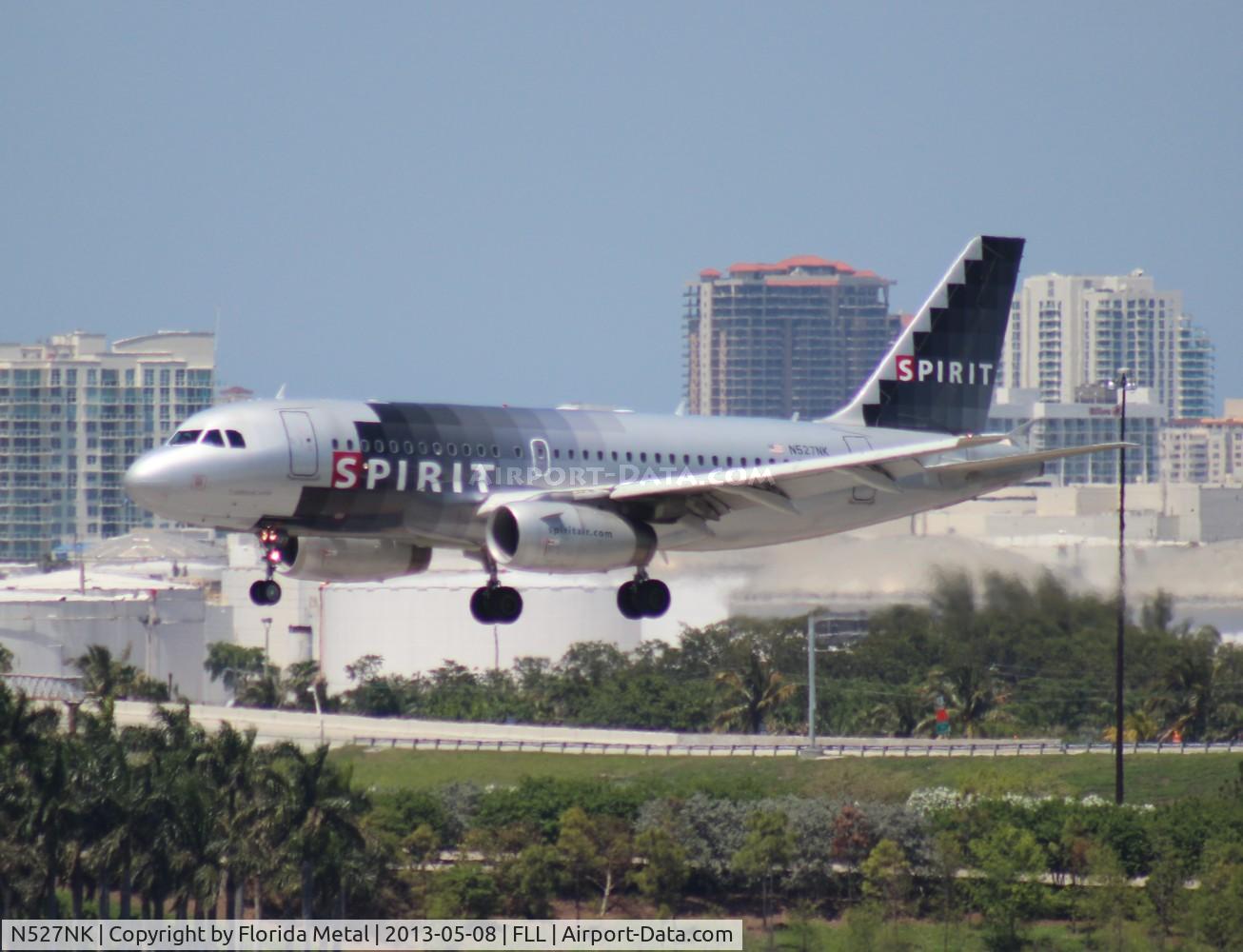 N527NK, 2007 Airbus A319-132 C/N 2978, Spirit A319