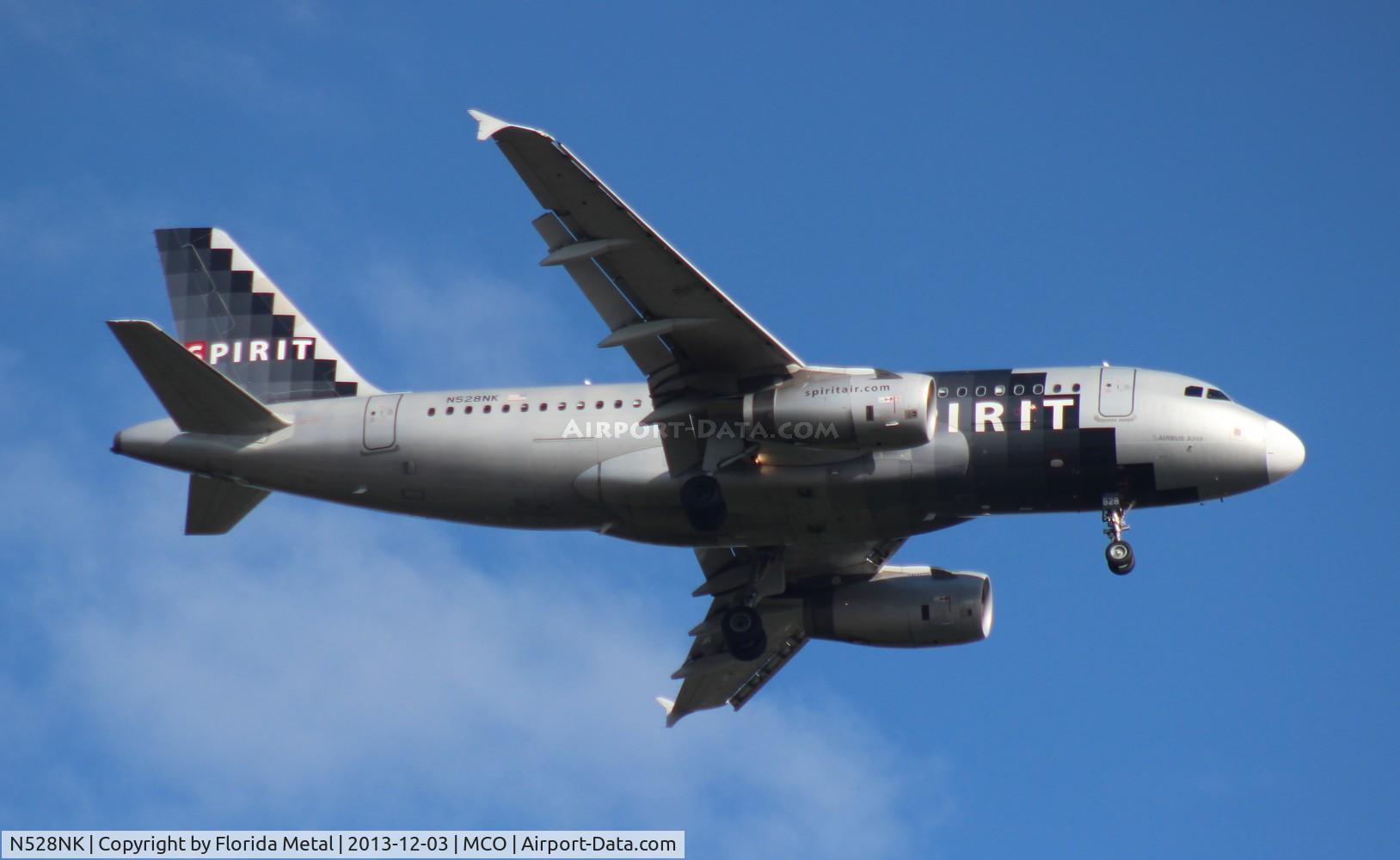 N528NK, 2007 Airbus A319-132 C/N 2983, Spirit A319