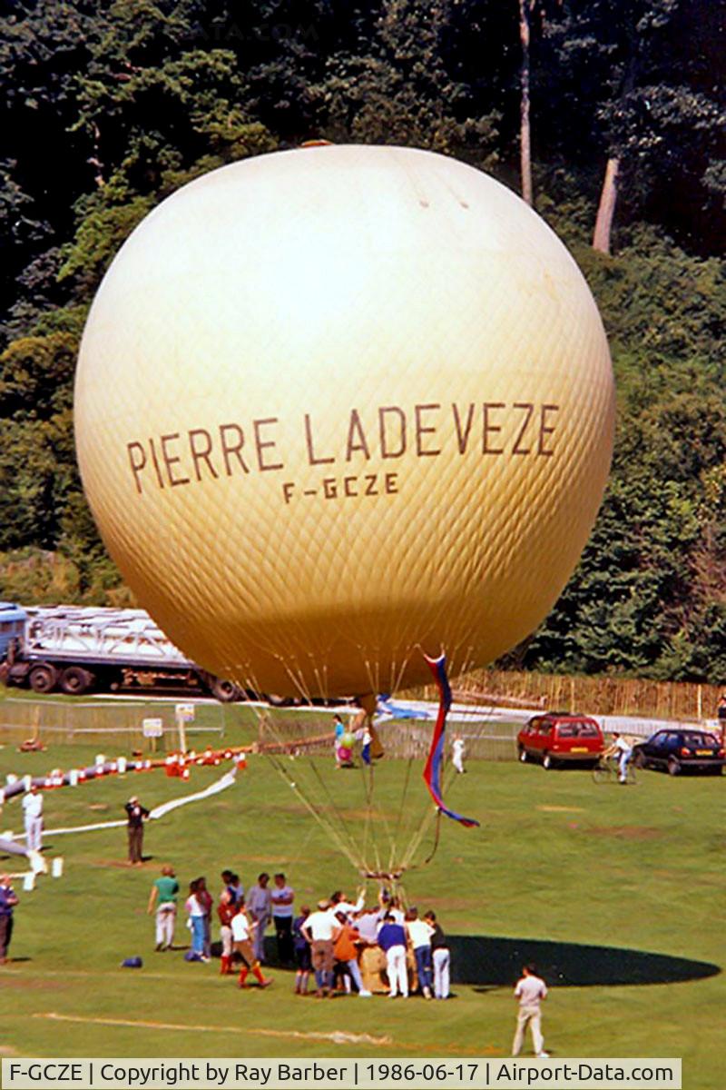 F-GCZE, Robert Deveque HG RD 700 C/N 10, Deveque HG RD-700 Gas Balloon [10] Ashton Court~G 17/06/1986