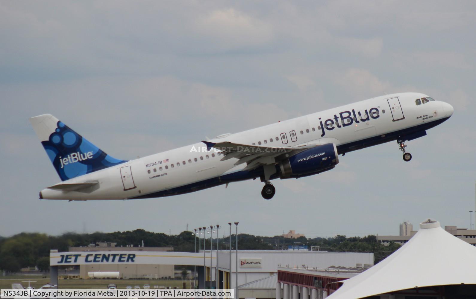 N534JB, 2002 Airbus A320-232 C/N 1705, Jet Blue A320