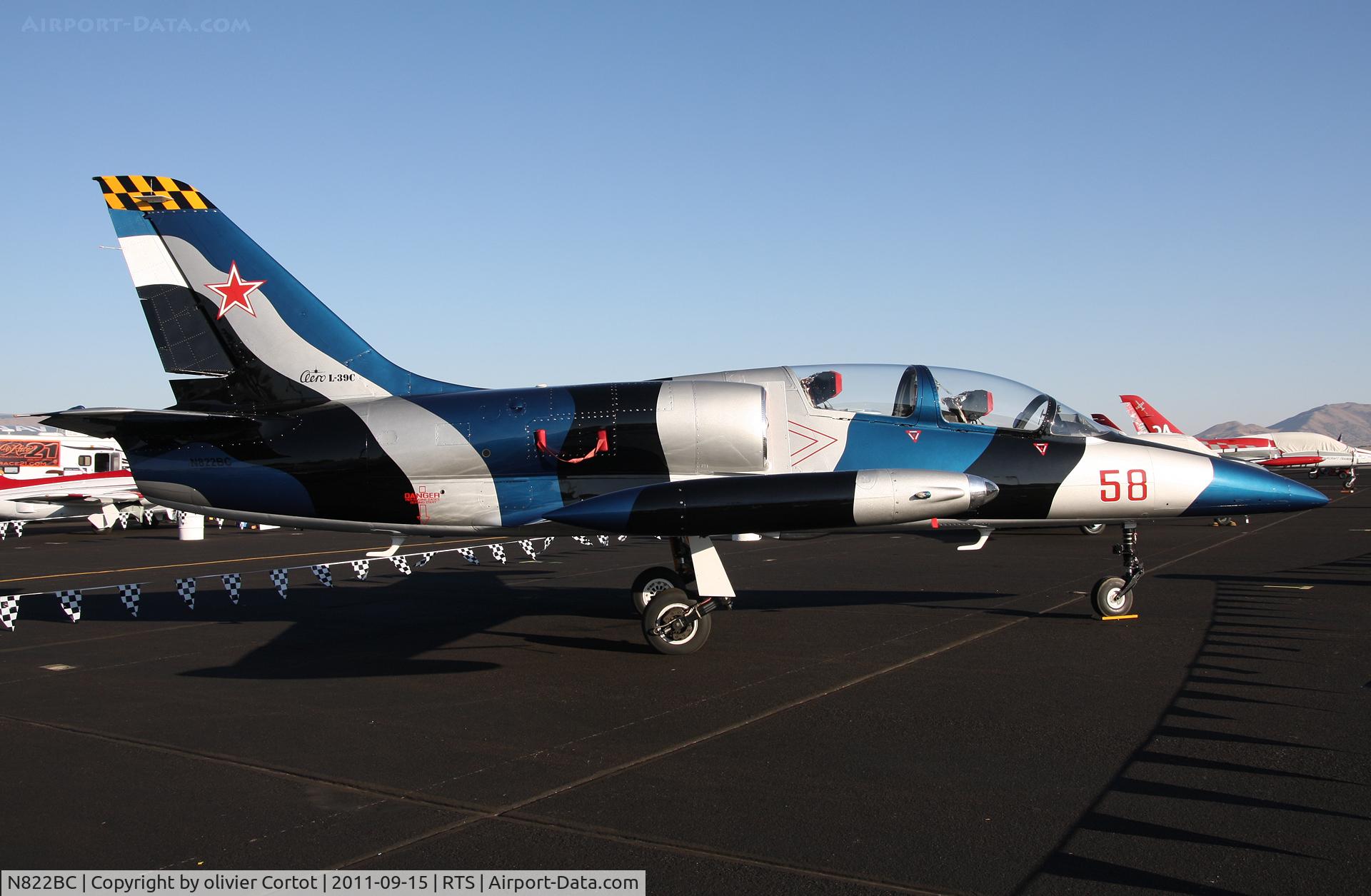 N822BC, 1980 Aero L-39C Albatros C/N 031620, Reno air races 2011