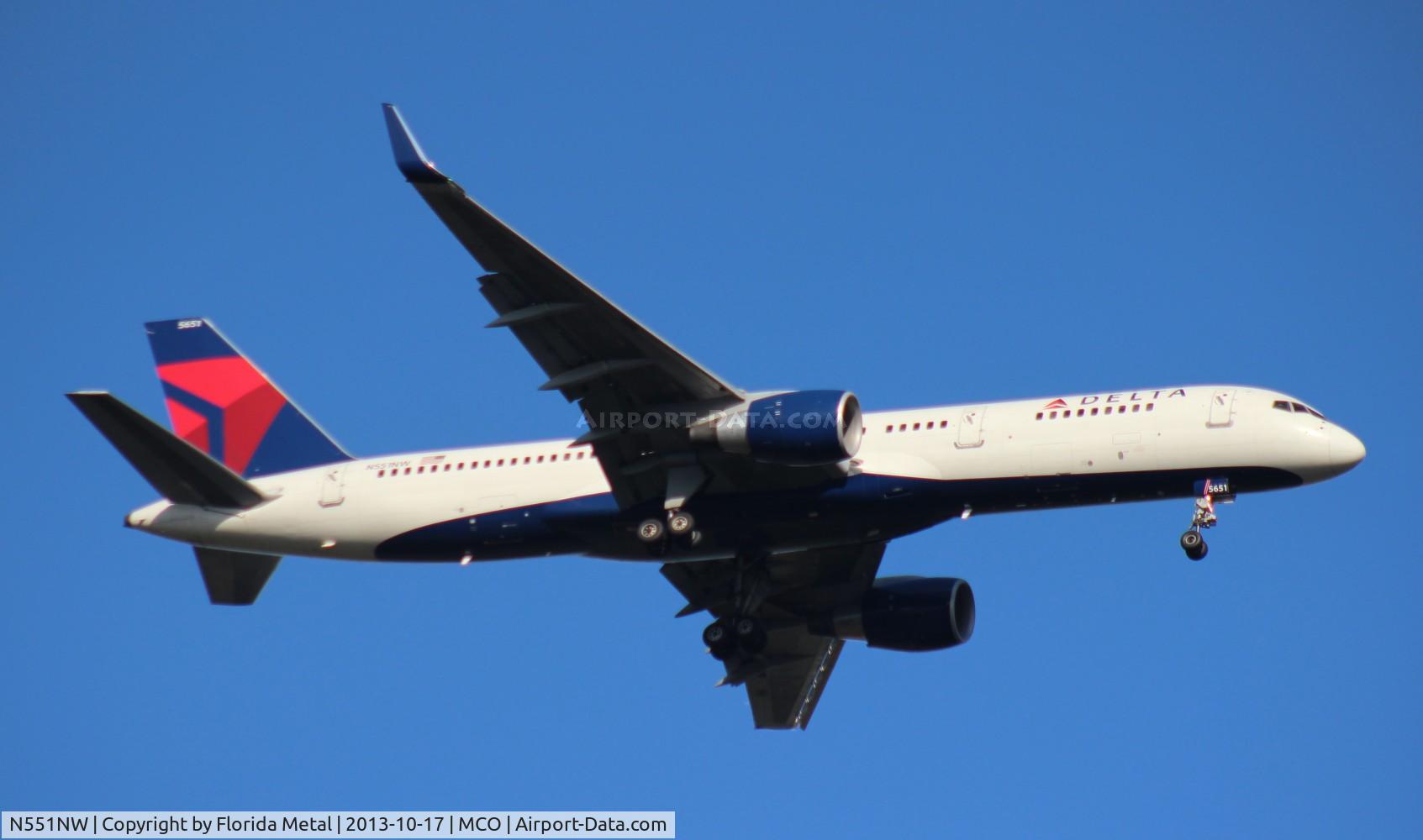 N551NW, 2001 Boeing 757-251 C/N 26498, Delta 757-200