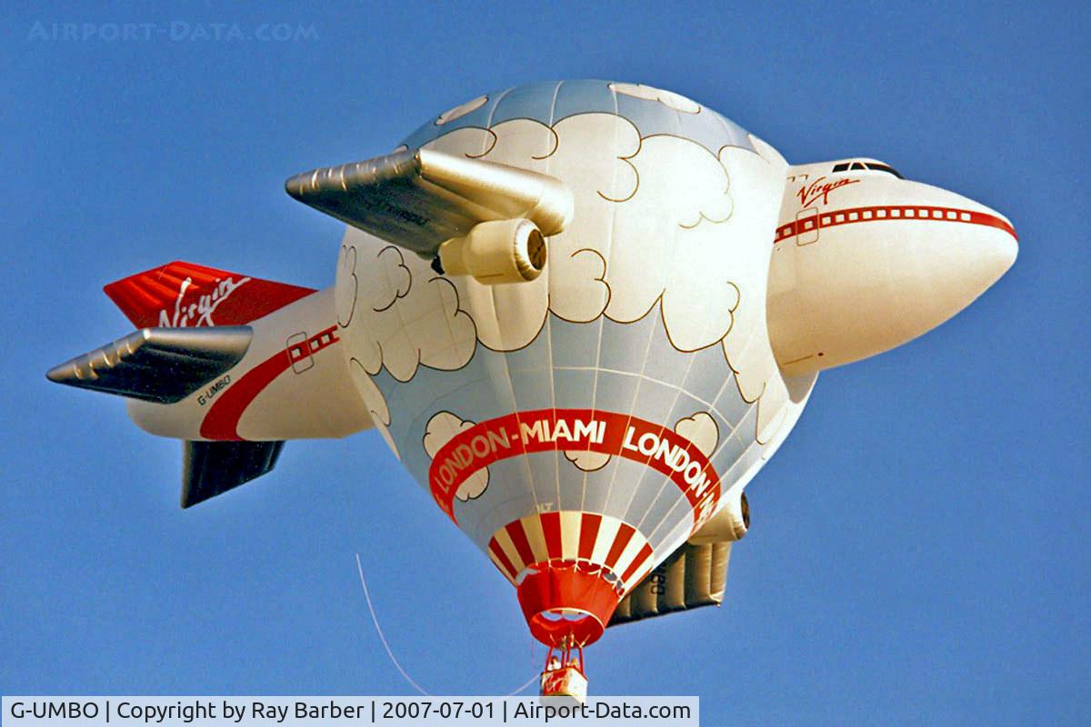 G-UMBO, 1986 Thunder & Colt Colt Jumbo C/N 747, G-UMBO   Thunder & Colt Jumbo SS HAFB [816SS] Ashton Court~G 16/08/1986