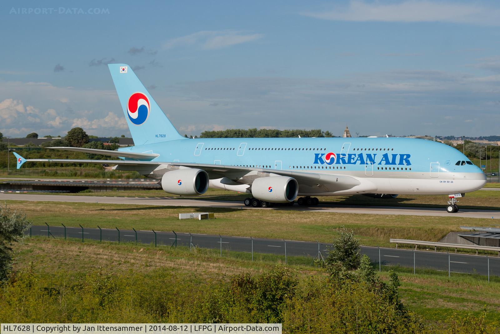 HL7628, 2014 Airbus A380-861 C/N 156, hl7628