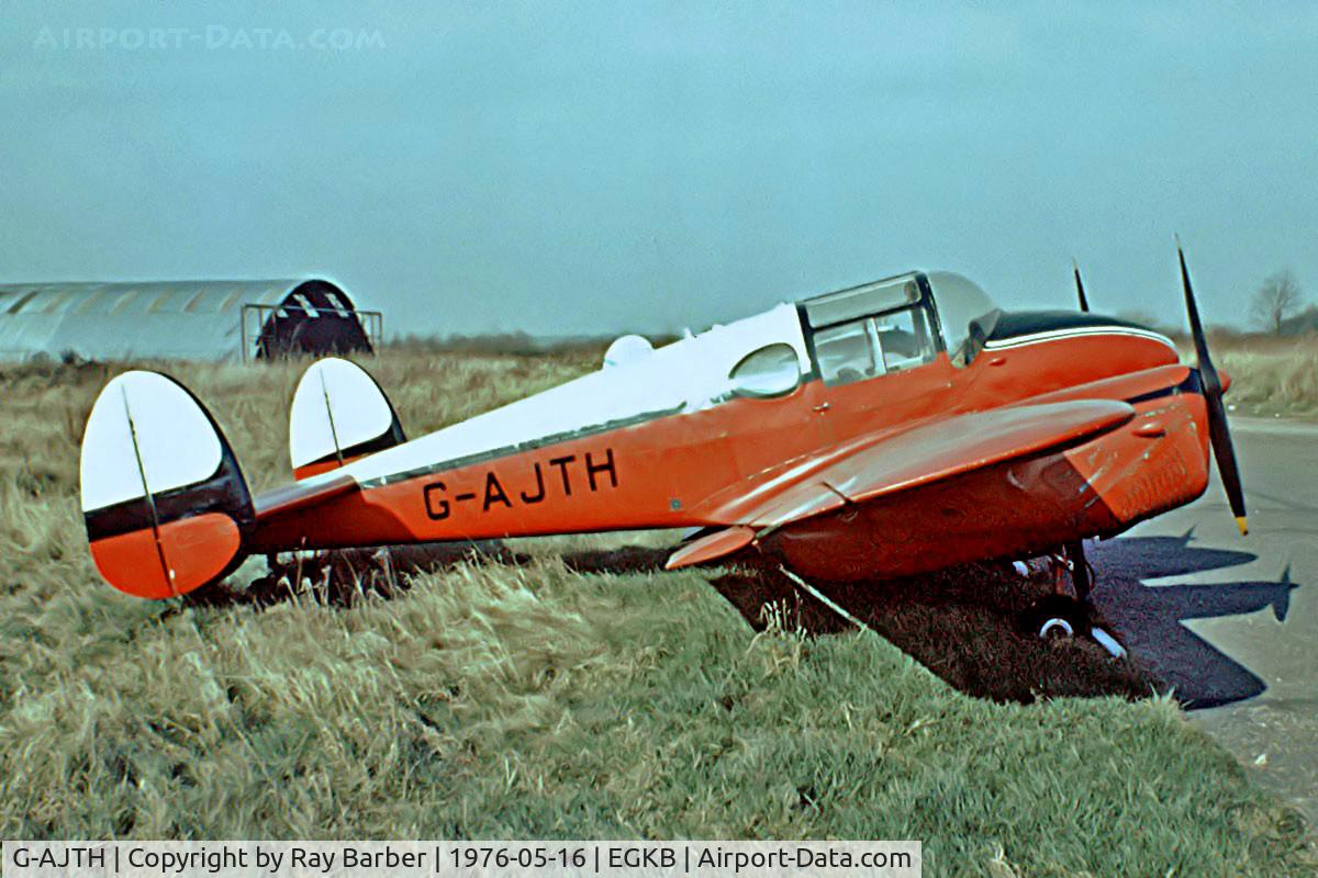 G-AJTH, 1947 Miles M65 Gemini 1A C/N 6304, Miles M.65 Gemini 1A [6304] Biggin Hill~G 16/05/1976. From a slide.