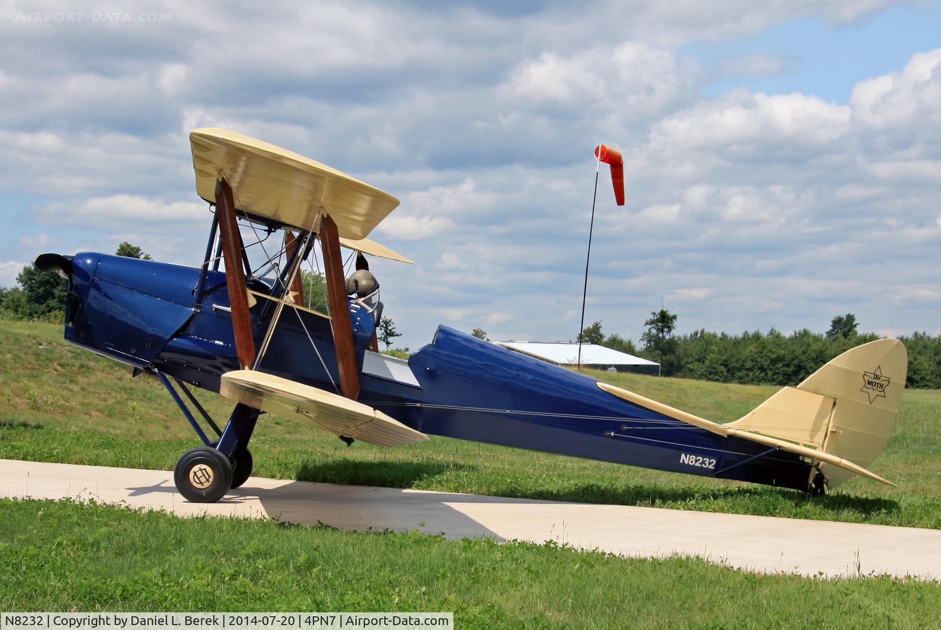 N8232, 1940 De Havilland DH-82A Tiger Moth II C/N 3963, This beautiful Tiger Moth is now part of the Eagle's Mere Air Museum collection.