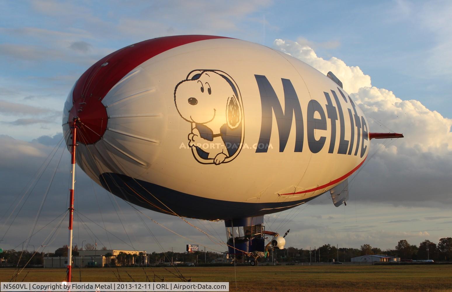 N560VL, 1991 American Blimp Corp A60R C/N 005, Snoopy 1