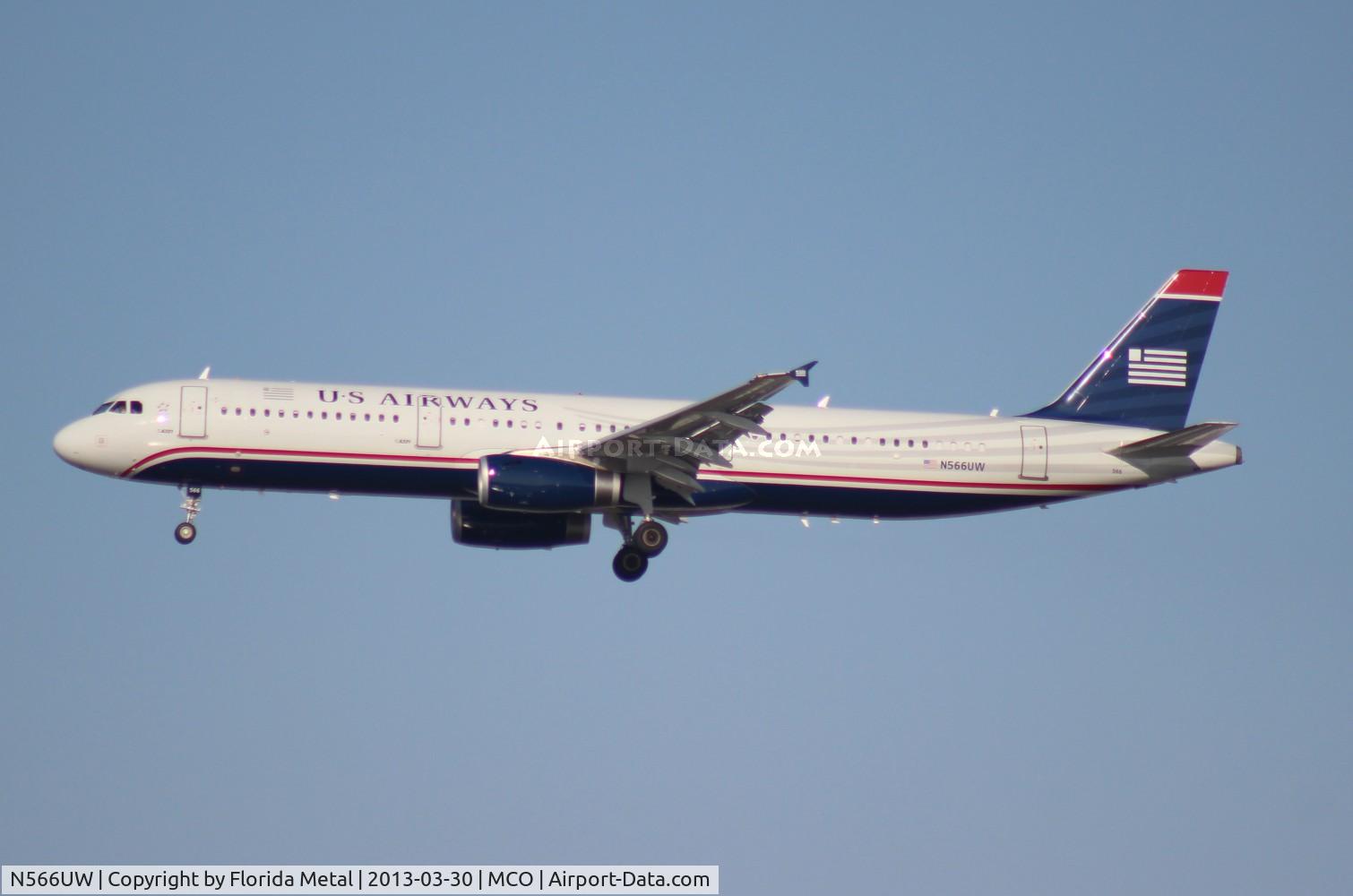 N566UW, 2012 Airbus A321-231 C/N 5422, US Airways A321
