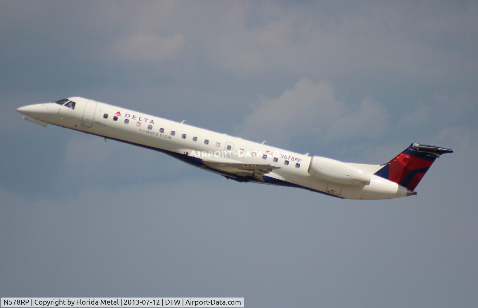 N578RP, 2004 Embraer ERJ-145LR (EMB-145LR) C/N 14500865, Delta Connection E145