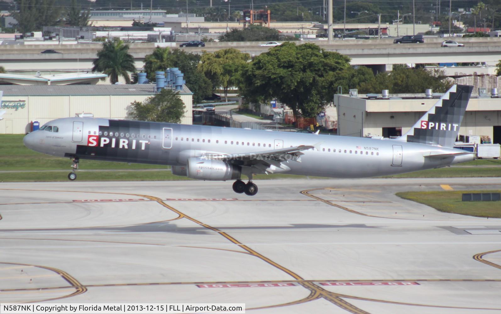 N587NK, 2005 Airbus A321-231 C/N 2476, Spirit A321