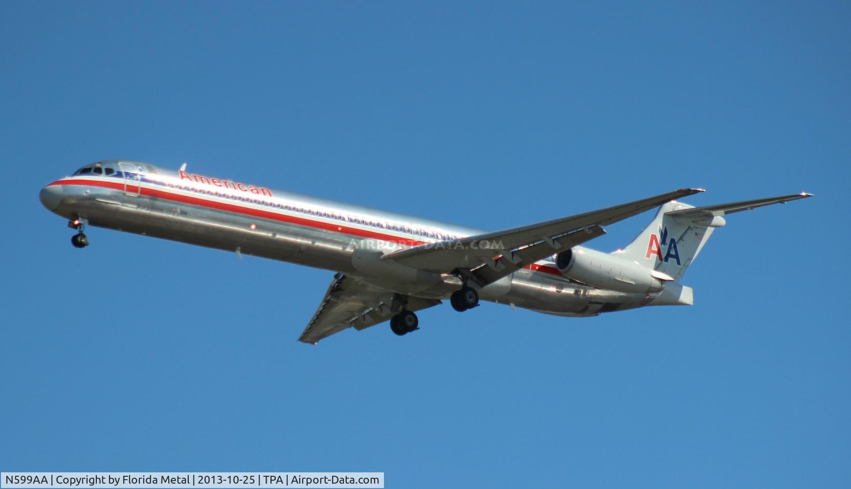 N599AA, 1992 McDonnell Douglas MD-83 (DC-9-83) C/N 53289, American MD-83