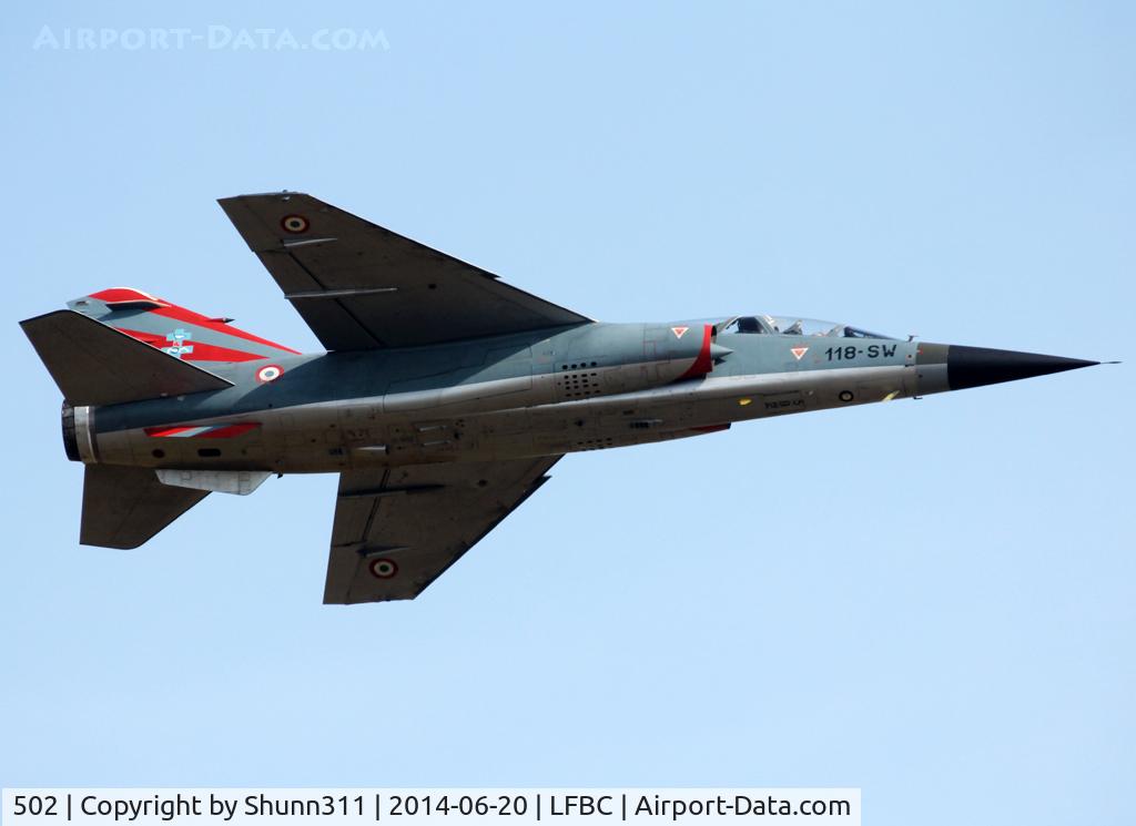 502, Dassault Mirage F.1B C/N 502, Participant of the Cazaux AFB Spotterday 2014