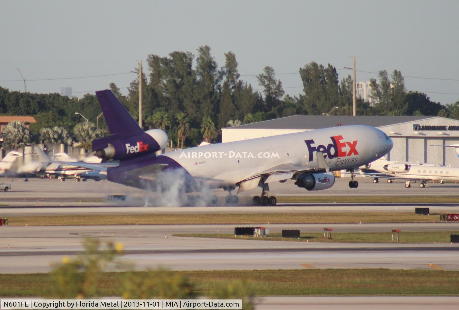 N601FE, 1990 McDonnell Douglas MD-11F C/N 48401, Fed Ex MD-11F