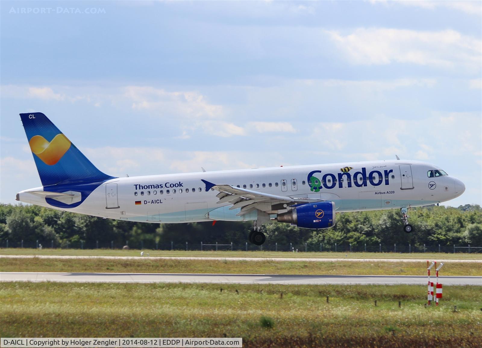 D-AICL, 2001 Airbus A320-212 C/N 1437, Arrival from a mediterranean beach on rwy 26R....
