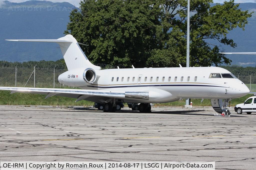 OE-IRM, 2008 Bombardier BD-700 1A10 Global Express C/N 9319, Parked