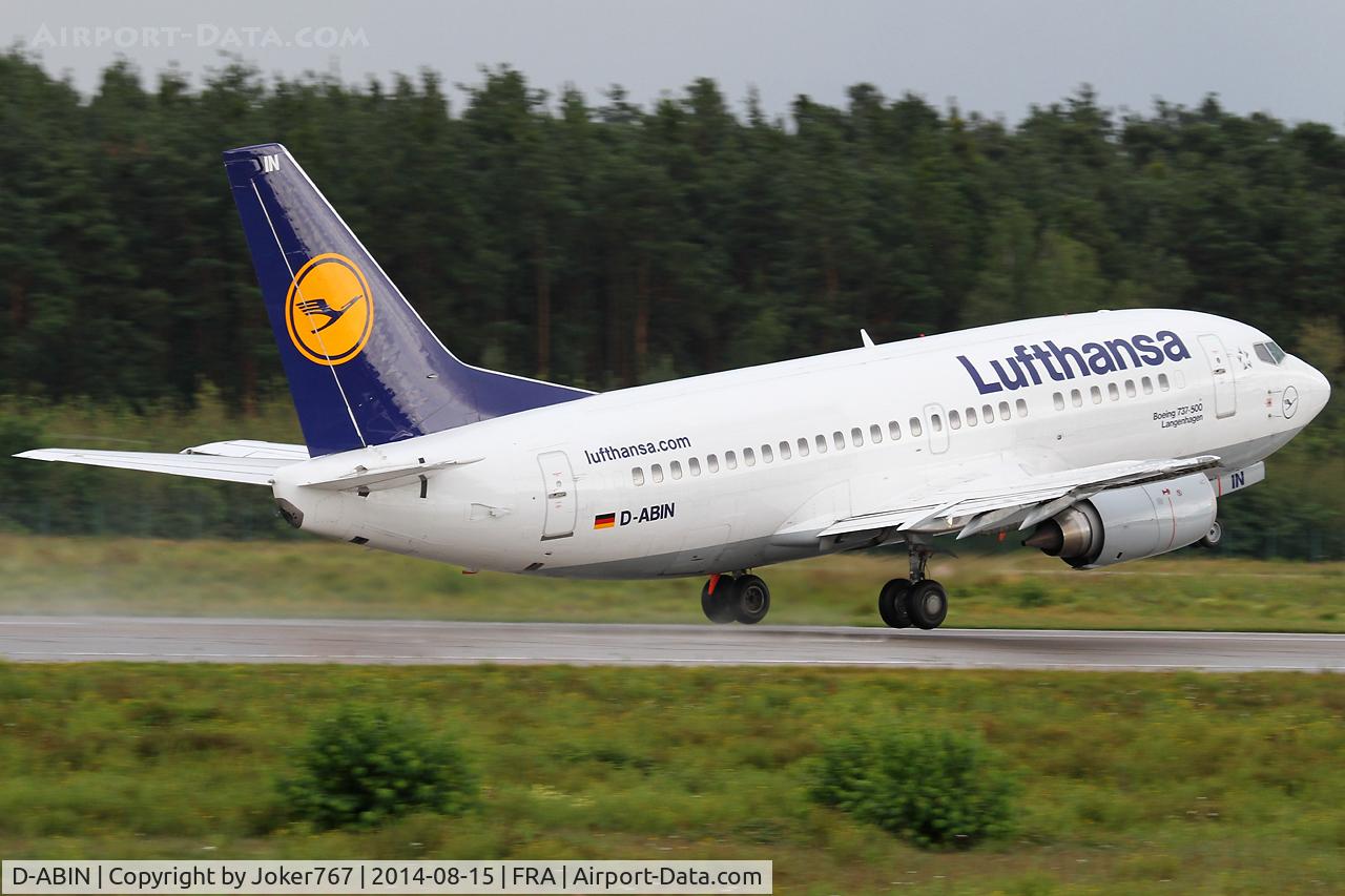 D-ABIN, 1991 Boeing 737-530 C/N 24938, Lufthansa