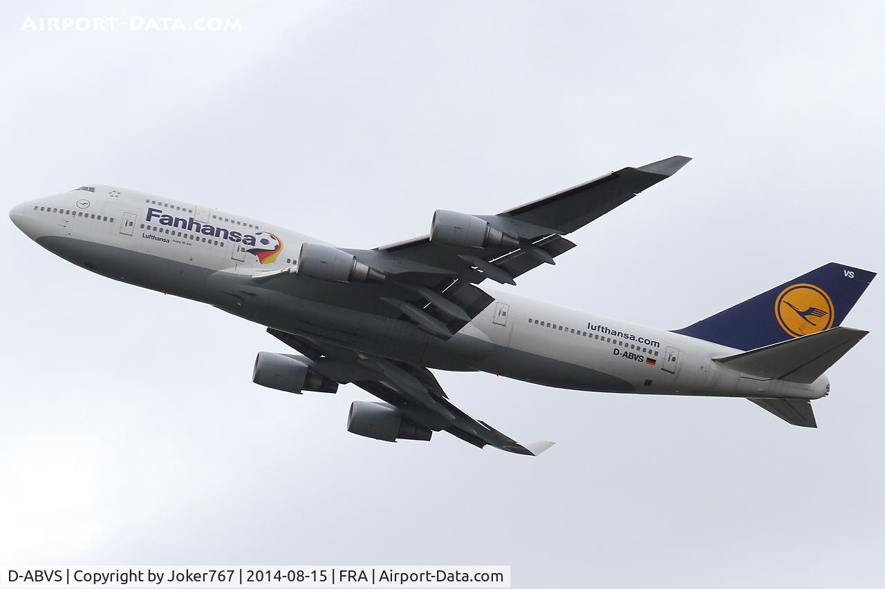 D-ABVS, 1997 Boeing 747-430 C/N 28286, Lufthansa (Fanhansa)