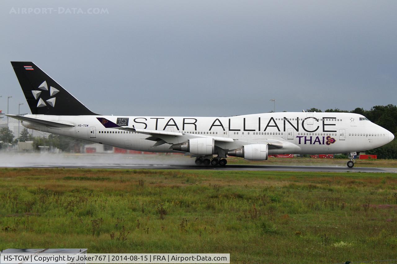 HS-TGW, 1997 Boeing 747-4D7 C/N 27724, Thai Airways