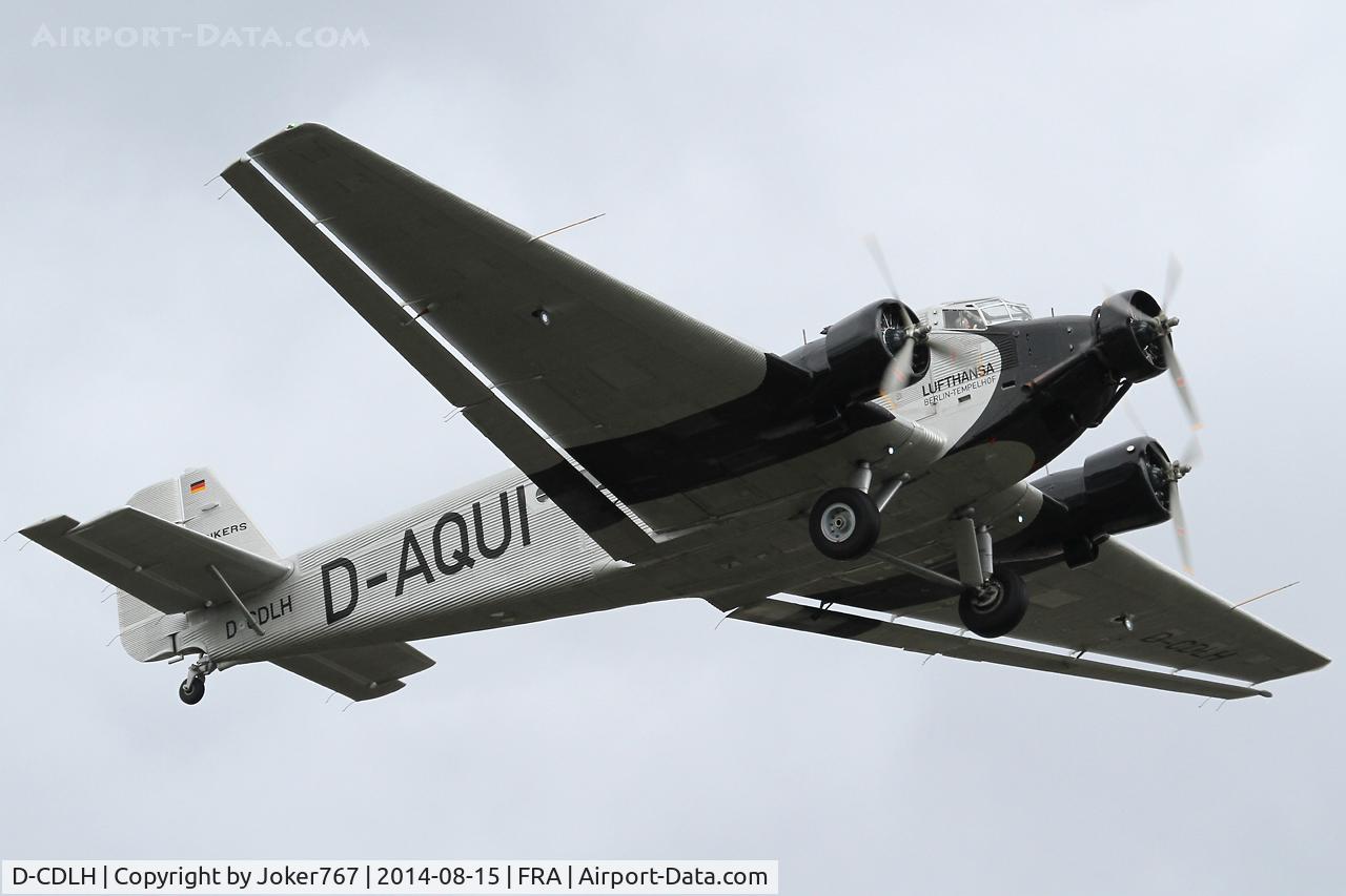 D-CDLH, 1936 Junkers Ju-52/3m C/N 130714, Lufthansa
