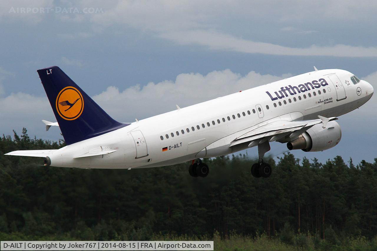 D-AILT, 1997 Airbus A319-114 C/N 738, Lufthansa