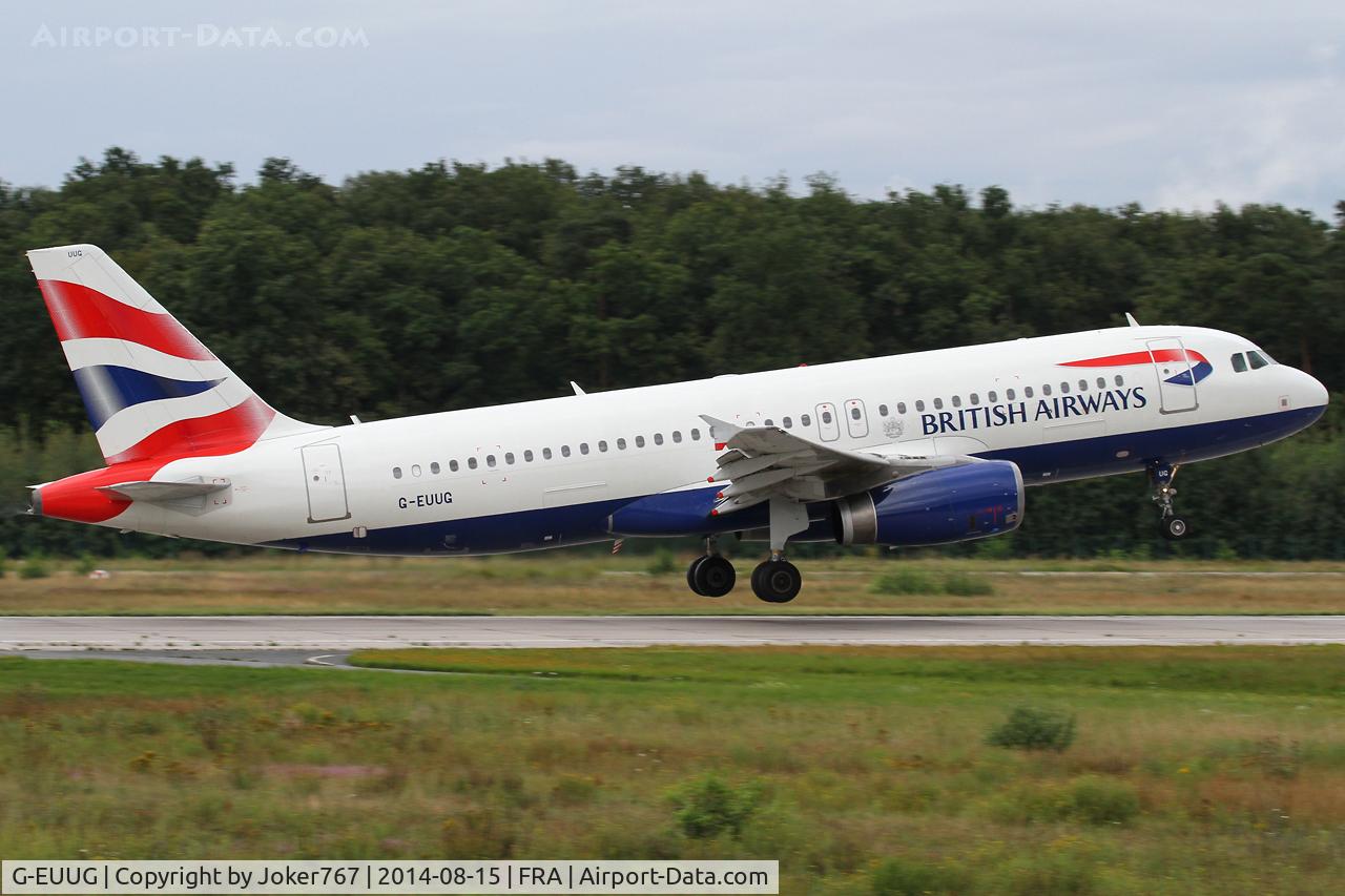 G-EUUG, 2002 Airbus A320-232 C/N 1829, British Airways
