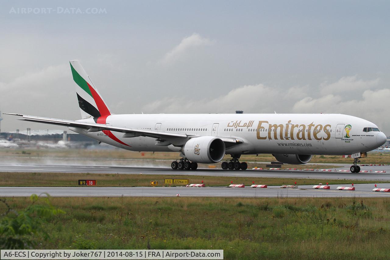 A6-ECS, 2009 Boeing 777-31H/ER C/N 38980, Emirates
