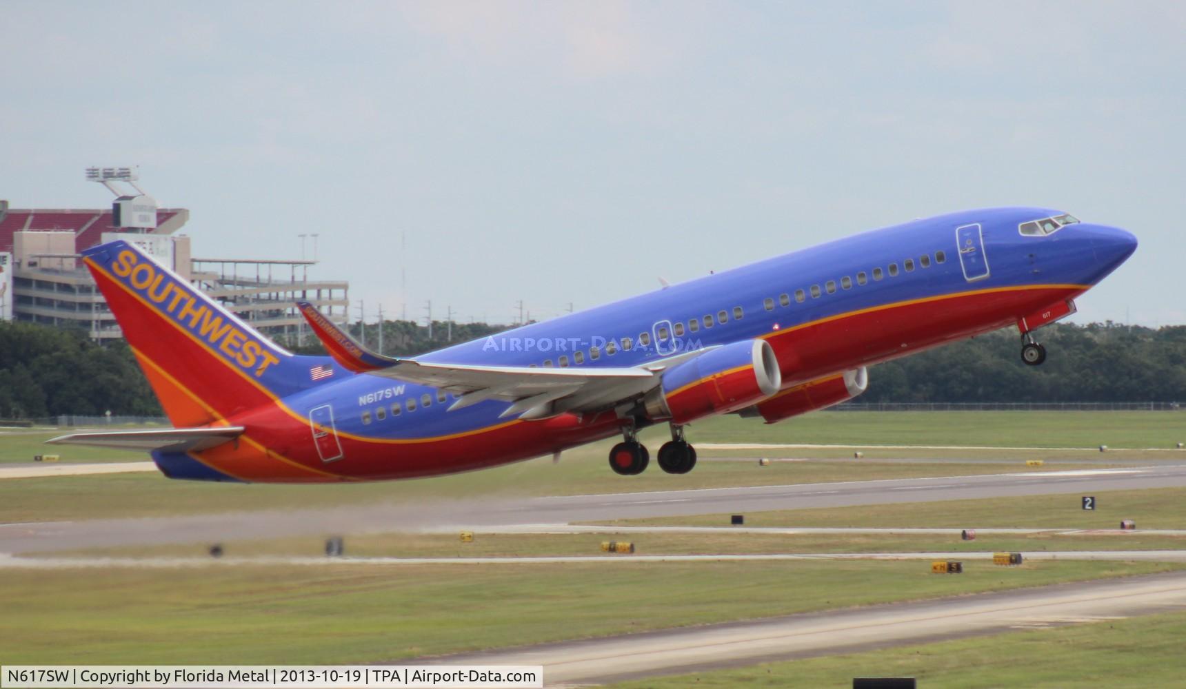 N617SW, 1995 Boeing 737-3H4 C/N 27700, Southwest 737-300